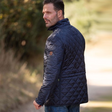 Chaqueta Oxford Blue Leiden Quilted Navy