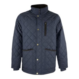 Chaqueta Oxford Blue Aron Quilted Navy