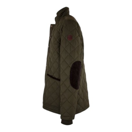 Chaqueta Oxford Blue Aron Quilted Olive