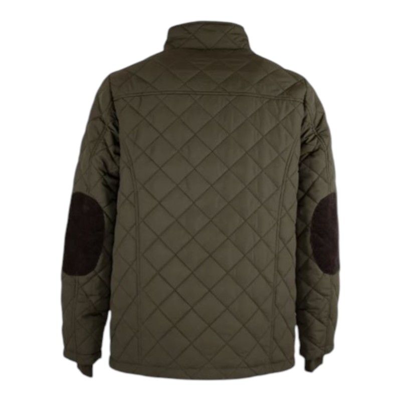 Chaqueta Oxford Blue Aron Quilted Olive