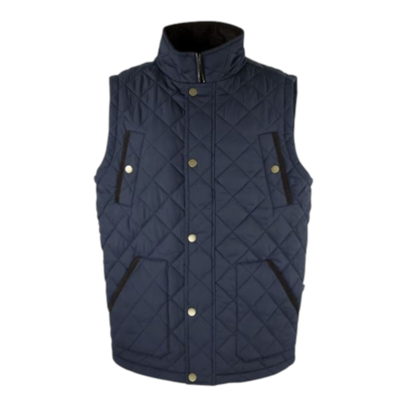 Chaleco Oxford Blue Aron Quilted Navy