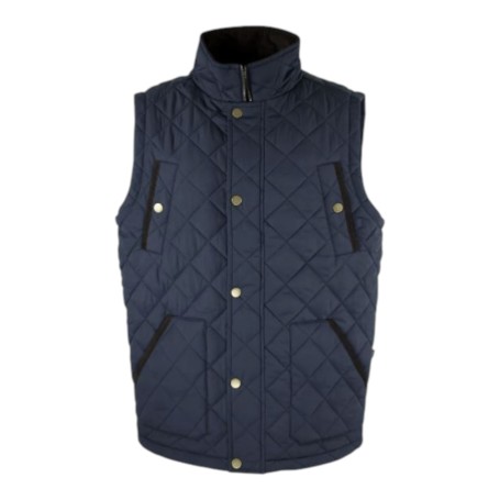 Chaleco Oxford Blue Aron Quilted Navy