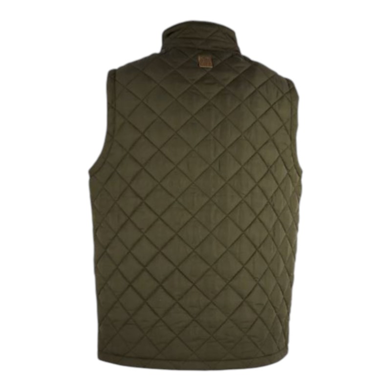 Chaleco Oxford Blue Aron Quilted Olive