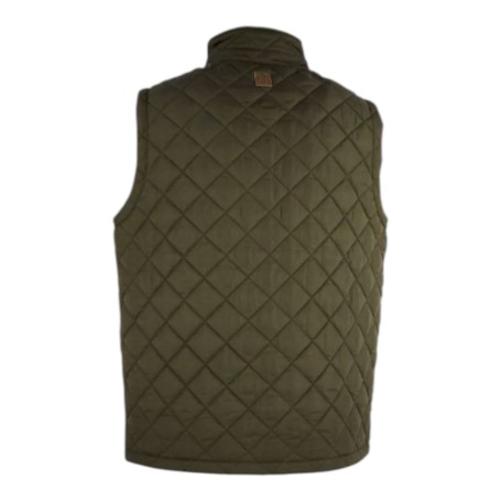 Chaleco Oxford Blue Aron Quilted Olive