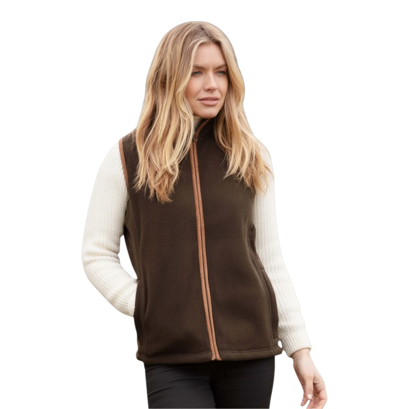 Chaleco polar Oxford Blue Ladies Khaki