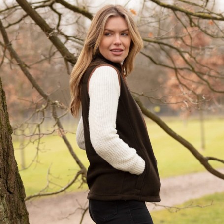 Chaleco polar Oxford Blue Ladies Khaki