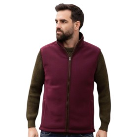 Chaleco polar Oxford Blue Men Plum