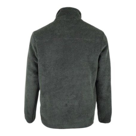 Jersey polar Oxford Blue Fleck cuarto cremallera Green