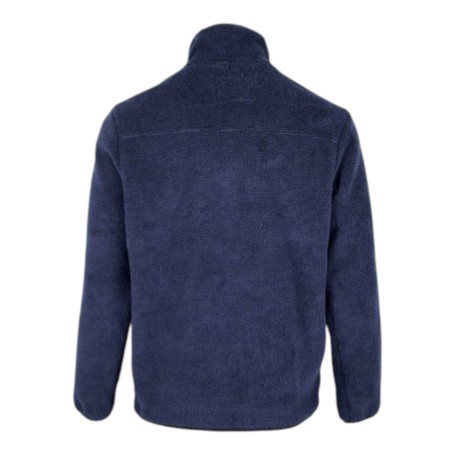 Jersey polar Oxford Blue Fleck cuarto cremallera Navy
