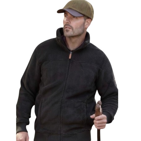 Chaqueta polar Oxford Blue Fleck Green