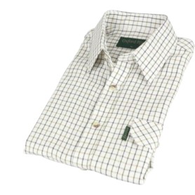 Camisa Oxford BlueTattersal Green