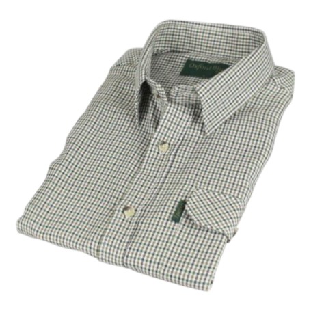 Camisa Oxford Blue Dogstooth Green