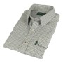Camisa Oxford Blue Dogstooth Green