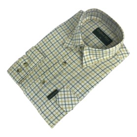 Camisa Oxford Blue Fiskar Yellow