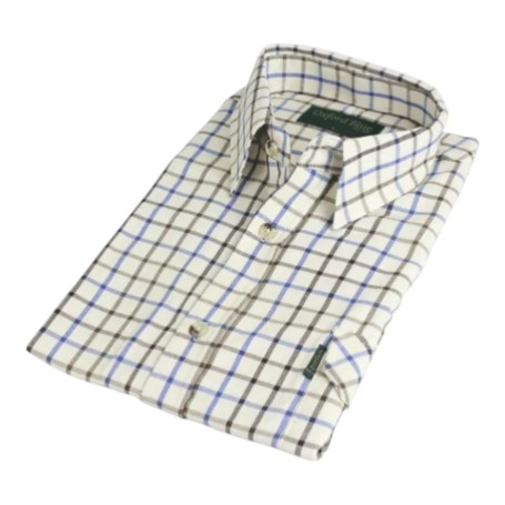 Camisa Oxford Blue Big Tattersal Brown/Blue