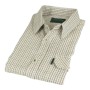 Camisa Oxford Blue York Check Beige