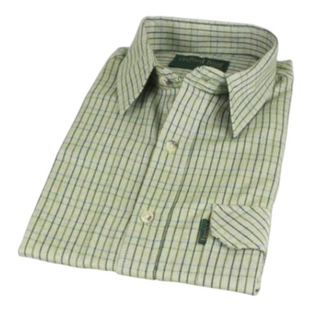 Camisa Oxford Blue York Check Green