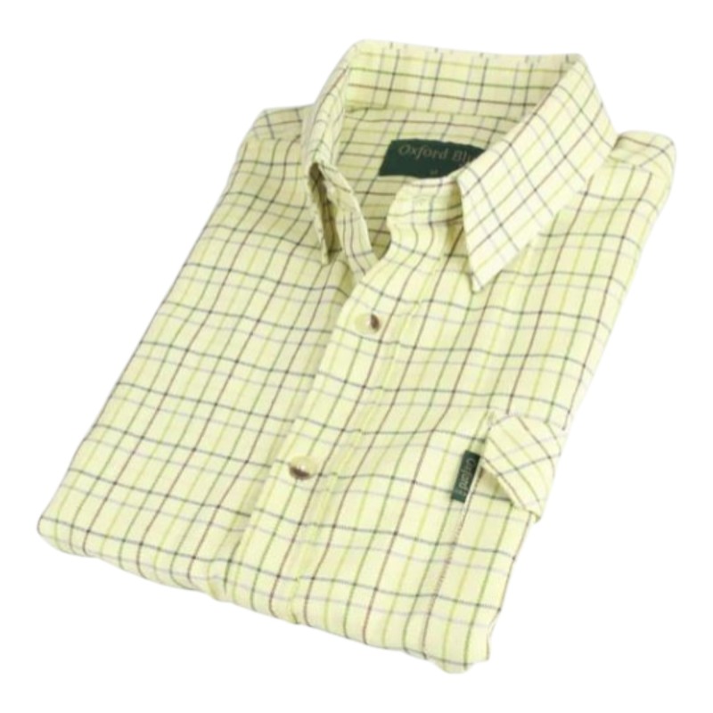 Camisa Oxford Blue Darwen Check Green
