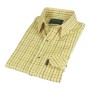 Camisa Oxford Blue Darwen Check Mustard