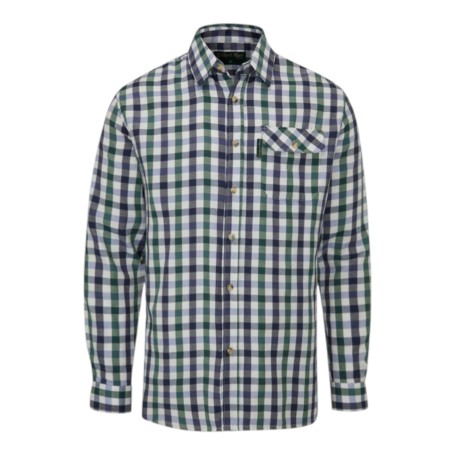 Camisa Oxford Blue County Check Green