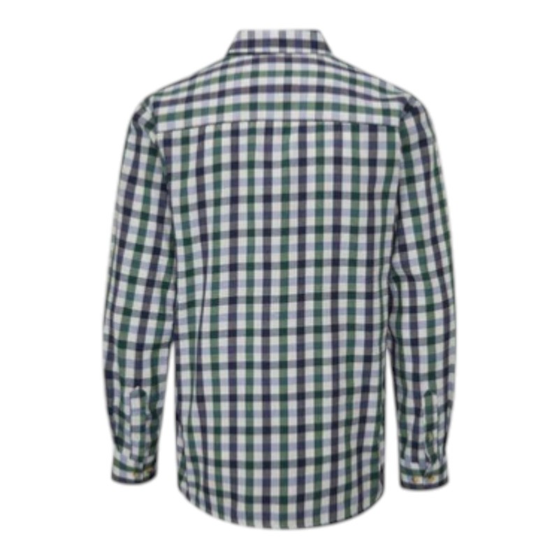 Camisa Oxford Blue County Check Green