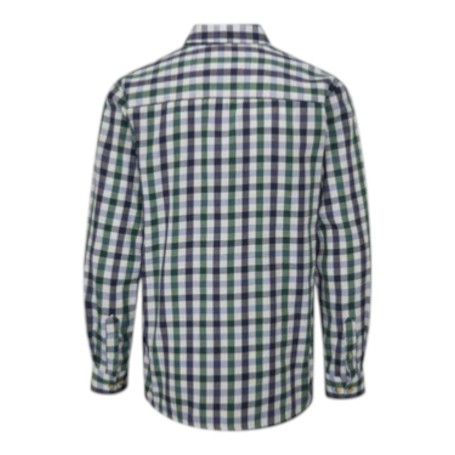 Camisa Oxford Blue County Check Green