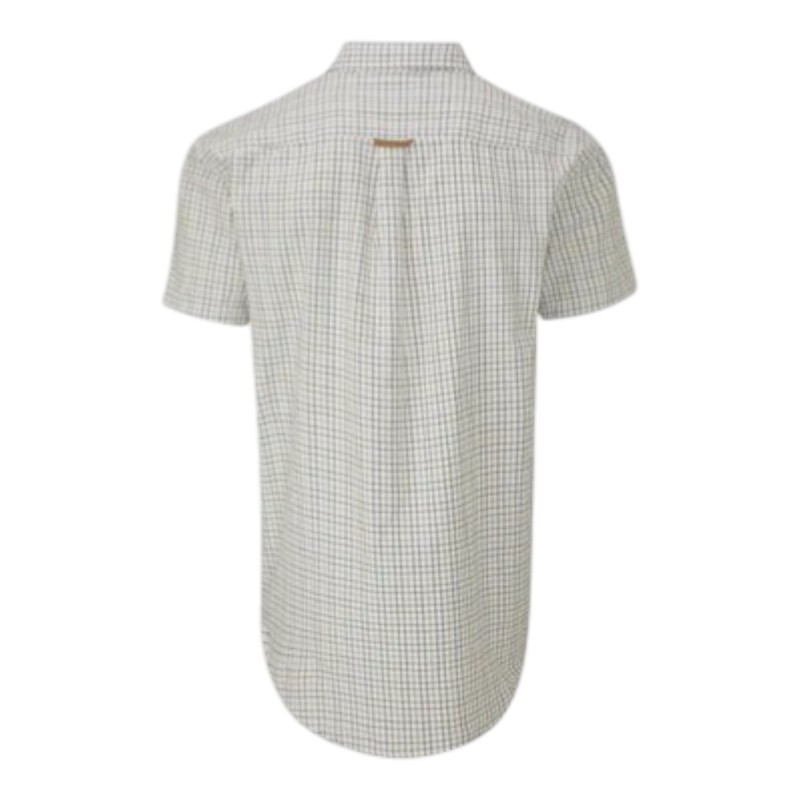 Camisa Manga Corta Oxford Blue Morar Check Black/Brown