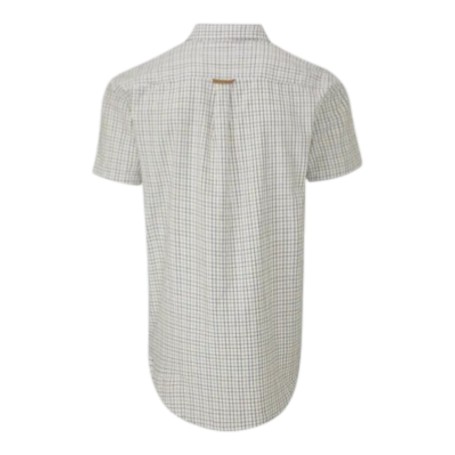 Camisa Manga Corta Oxford Blue Morar Check Black/Brown