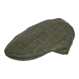 Gorra Oxford Blue Walker Tweed Green Check