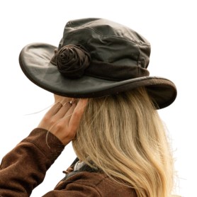 Gorro encerado Oxford Blue Rose Olive Green