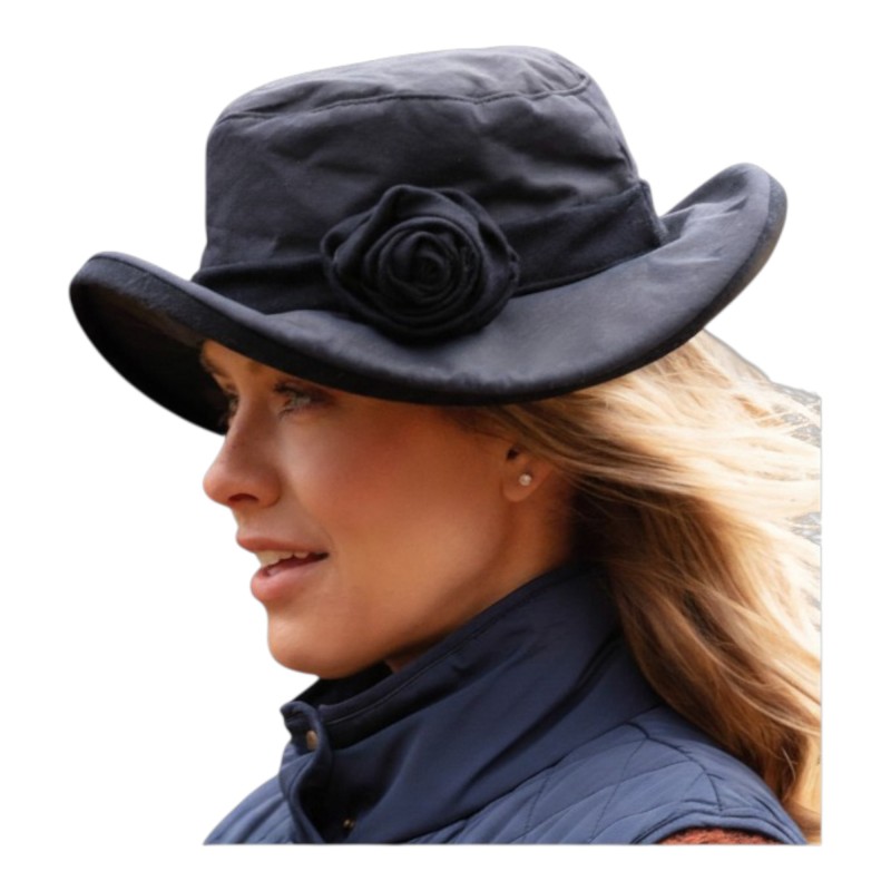 Gorro encerado Oxford Blue Rose Navy
