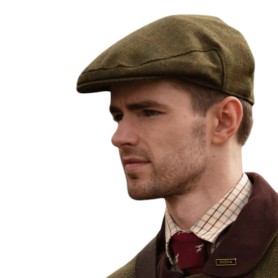 Gorra Oxford Blue Tweed Dark Green