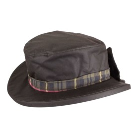 Gorro encerado Oxford Thelma Blue Brown