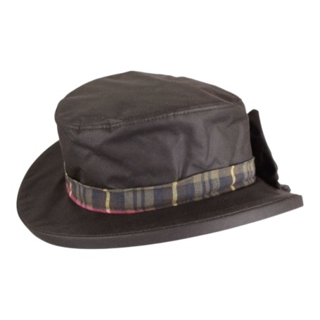 Gorro encerado Oxford Thelma Blue Brown