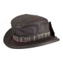 Gorro encerado Oxford Thelma Blue Brown