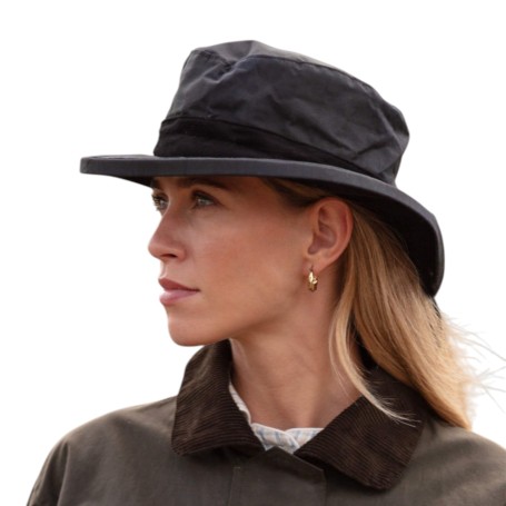 Gorro encerado Oxford Blue Tartan Thelma Blackwatch