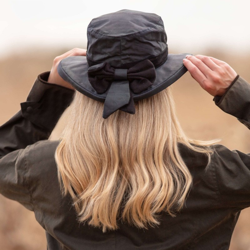 Gorro encerado Oxford Blue Tartan Thelma Blackwatc