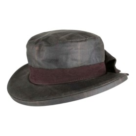 Gorro encerado Oxford Blue Tartan Thelma Honey