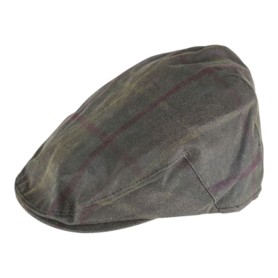 Gorra encerada Oxford Blue Tartan Honey