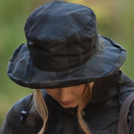 Gorro encerado Oxford Blue Tartan Chelsea Dundee