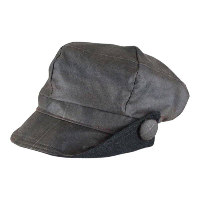 Gorra encerada Oxford Blue Lilly Tartan Caledonia