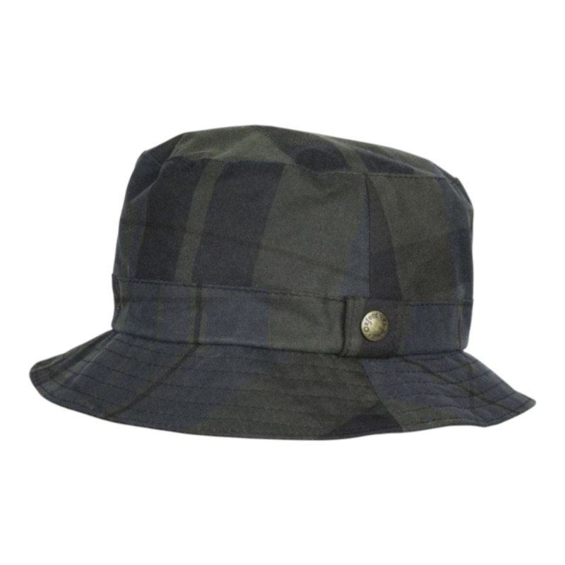 Gorro encerado Oxford Blue Bush Tartan Dundee