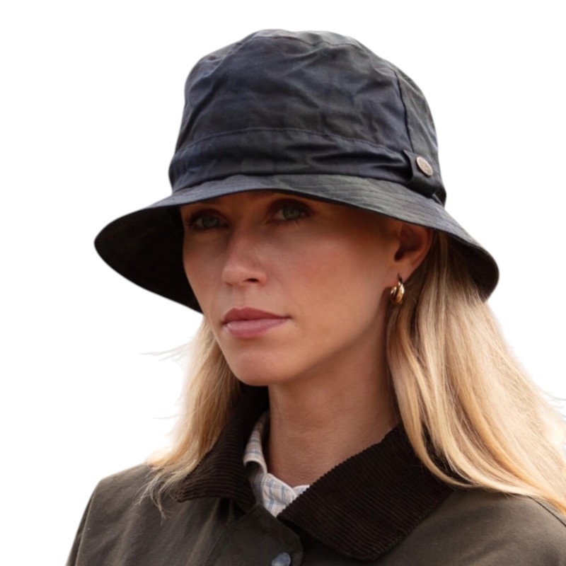 Gorro encerado Oxford Blue Bush Tartan Blackwatch