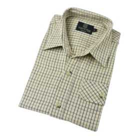 Camisa Oxford Blue York para niño y niña manga larga Beige