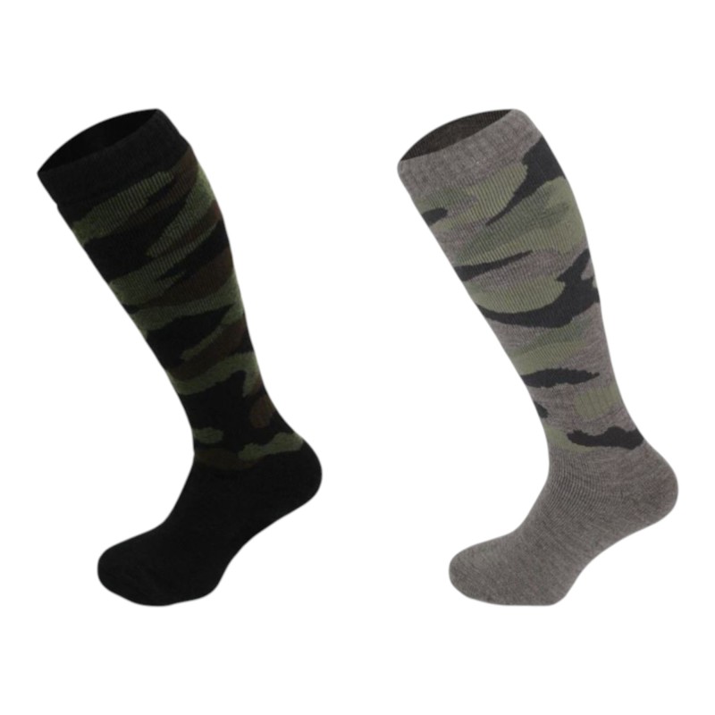 Calcetines altos Oxford Blue Camouflage (2 Pack) Black