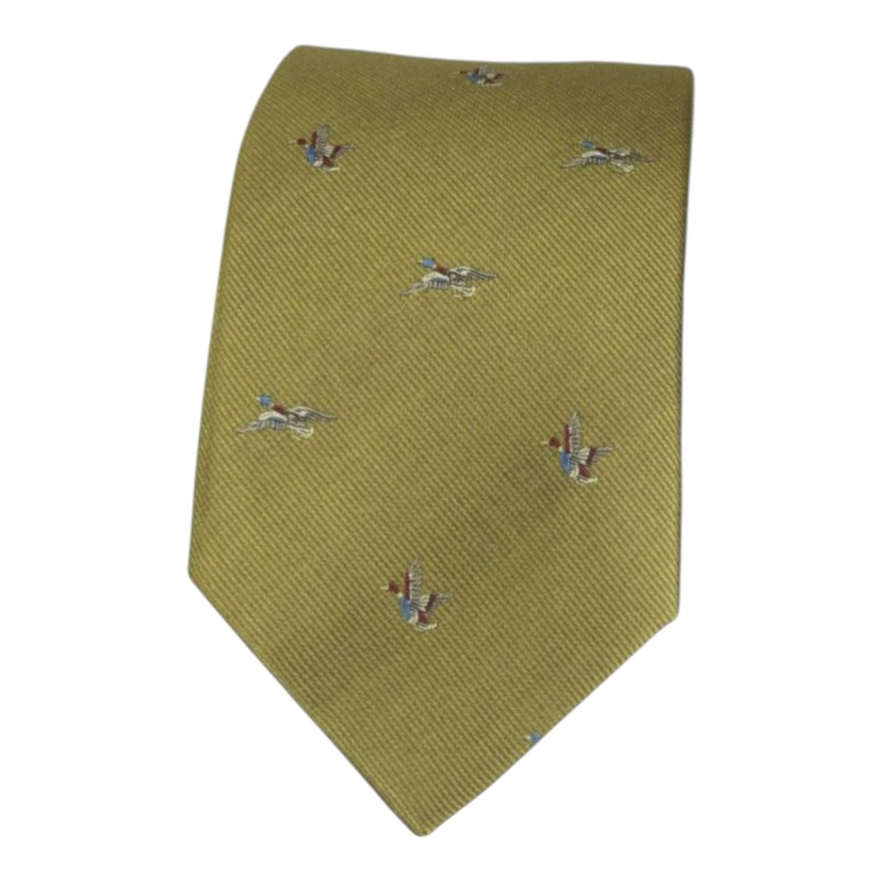 Corbata Oxford Blue Patos II seda Gold