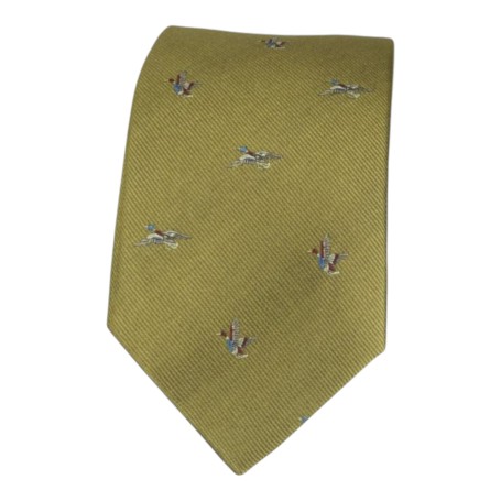 Corbata Oxford Blue Patos II seda Gold