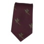 Corbata Oxford Blue Faisán seda Wine