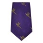 Corbata Oxford Blue Faisán seda Purple