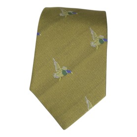 Corbata Oxford Blue Patos seda Gold